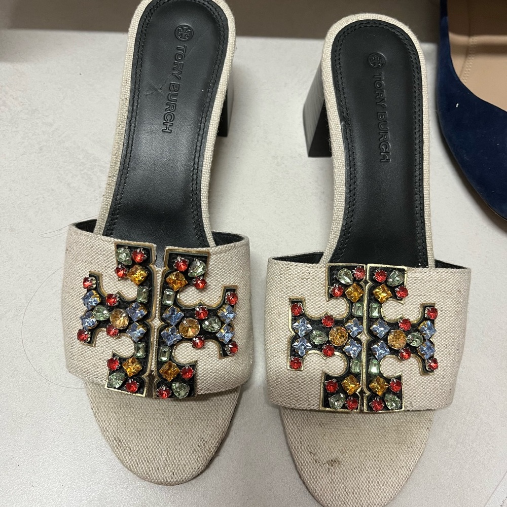 Tory Burch block heel